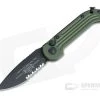 Microtech LUDT Black CTS-204P Partially Serrated OD Green Automatic Knife 135-2OD -Rescue Knives Sales Store 135 2od 204p