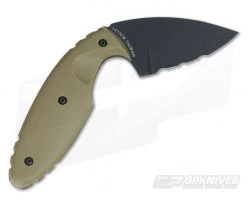 Kabar Small TDI Knife Coyote Brown Partially Serrated 1477CB -Rescue Knives Sales Store 1477cb 3