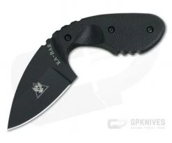 Kabar TDI Investigator Knife Black Plain Edge Tactical EDC Fixed Blade 1493