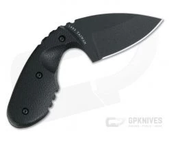 Kabar TDI Investigator Knife Black Plain Edge Tactical EDC Fixed Blade 1493 -Rescue Knives Sales Store 1493 3