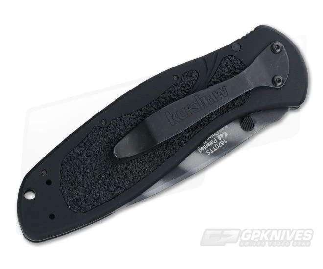 Kershaw Blur Black Handle Tiger Stripe Tanto Blade 1670TTS 4 Kershaw Blur Black Handle Tiger Stripe Tanto Blade 1670TTS - Image 2