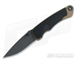 Spartan Blades Akribis Folding Knife FDE Handle w/Black G10