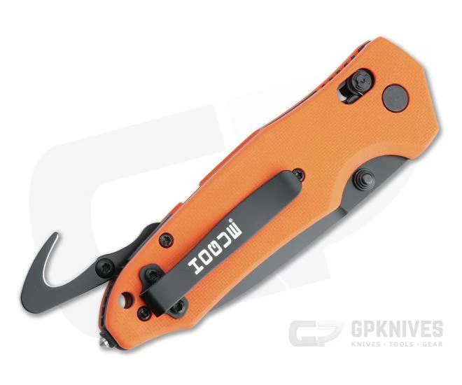 Hogue Trauma First Response Tool Blunt Tip Serrated Black N680 Orange G10 ABLE Lock Folder 34764 4 Hogue Trauma First Response Tool Blunt Tip Serrated Black N680 Orange G10 ABLE Lock Folder 34764 - Image 2