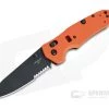 Hogue Trauma First Response Tool Sheepsfoot Black Cerakote Serrated N680 Orange G10 ABLE Lock Folder 34774