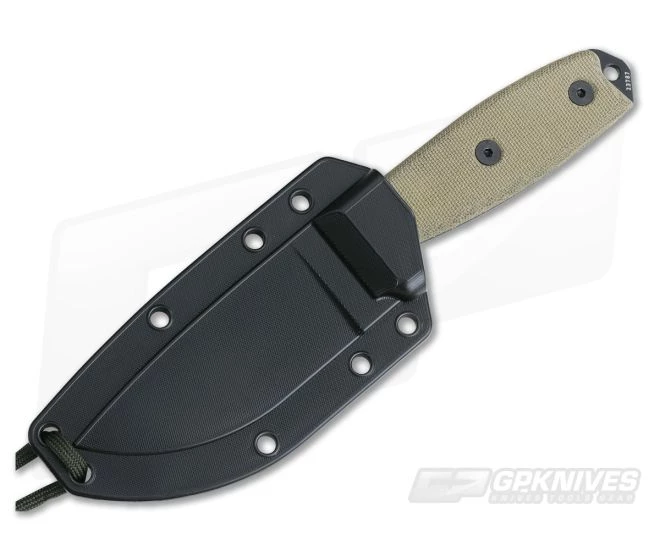 ESEE 3MIL Black Part Serrated Blade Black Sheath 4 ESEE 3MIL Black Part Serrated Blade Black Sheath - Image 2