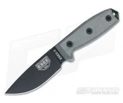 ESEE 3P Black Plain Edge Black Sheath