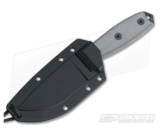 ESEE 3P Black Plain Edge Black Sheath 4 ESEE 3P Black Plain Edge Black Sheath - Image 2