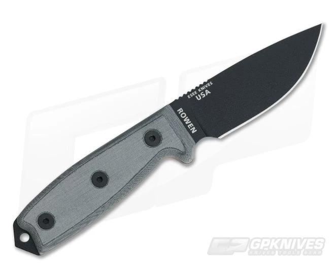 ESEE 3P Black Plain Edge Black Sheath 5 ESEE 3P Black Plain Edge Black Sheath - Image 3