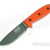 ESEE 4S Part Serrated OD Blade Orange G10 2 ESEE 4S Part Serrated OD Blade Orange G10 -Rescue Knives Sales Store 4s od 1