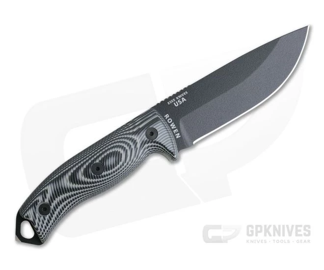 ESEE 5 Black Blade 3D Gray/Black G10 Handles Fixed Blade 5PB-002 5 ESEE 5 Black Blade 3D Gray/Black G10 Handles Fixed Blade 5PB-002 - Image 3