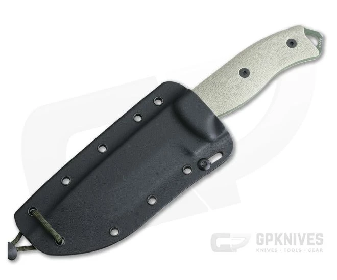 ESEE 5 OD Green Blade 3D Green Canvas Micarta Handles Fixed Blade 5POD-017 4 ESEE 5 OD Green Blade 3D Green Canvas Micarta Handles Fixed Blade 5POD-017 - Image 2