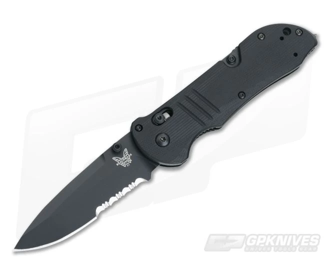 Benchmade 917SBK Tactical Triage AXIS Lock Black Serrated S30V Rescue Knife 3 Benchmade 917SBK Tactical Triage AXIS Lock Black Serrated S30V Rescue Knife