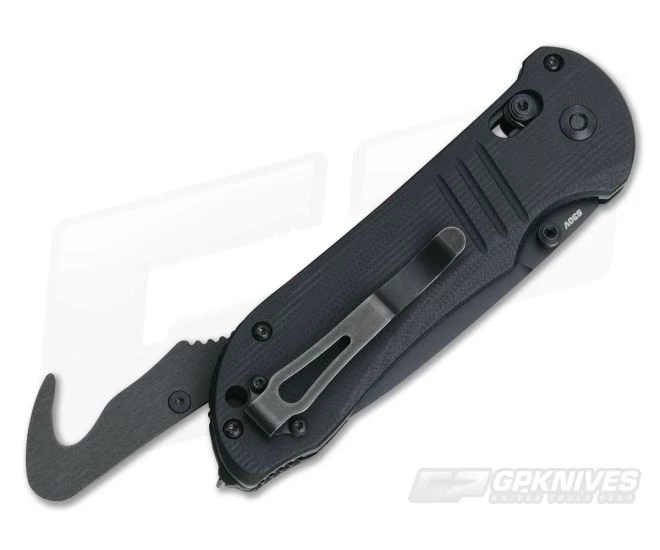 Benchmade 917SBK Tactical Triage AXIS Lock Black Serrated S30V Rescue Knife 4 Benchmade 917SBK Tactical Triage AXIS Lock Black Serrated S30V Rescue Knife - Image 2