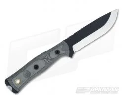 TOPS B.O.B. Fieldcraft Knife Black Linen Micarta -Rescue Knives Sales Store brosblm 2