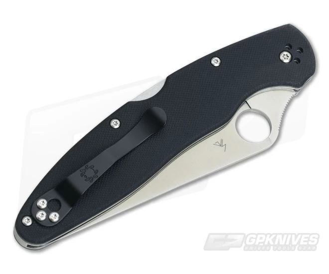 Spyderco Police Model 4 G10 K390 Steel C07GP4 4 Spyderco Police Model 4 G10 K390 Steel C07GP4 - Image 2