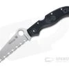 Spyderco Rescue 3 Thin Red Line Serrated VG10 Black FRN Folder C14FSBKRD3 -Rescue Knives Sales Store c14fsbkrd3 2