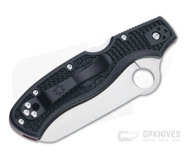 Spyderco Rescue 3 Thin Red Line Serrated VG10 Black FRN Folder C14FSBKRD3 4 Spyderco Rescue 3 Thin Red Line Serrated VG10 Black FRN Folder C14FSBKRD3 - Image 2