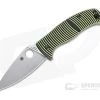 Spyderco Caribbean Salt Leaf Plain LC200N Compression Lock Folder C217GP -Rescue Knives Sales Store c217gp 2 1