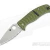 Spyderco Caribbean Salt Leaf Serrated LC200N Compression Lock Folder C217GS 1 Spyderco Caribbean Salt Leaf Serrated LC200N Compression Lock Folder C217GS -Rescue Knives Sales Store c217gs 2