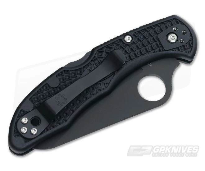 Spyderco Salt 2 Black Plain H1 Black FRN Back Lock Folder C88PBBK2 4 Spyderco Salt 2 Black Plain H1 Black FRN Back Lock Folder C88PBBK2 - Image 2