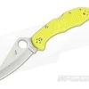 Spyderco Salt 2 Plain H1 Yellow FRN Back Lock Folder C88PYL2 -Rescue Knives Sales Store c88pyl2