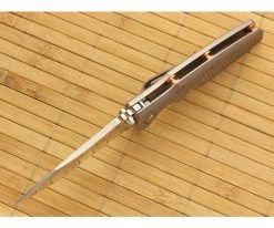 Hinderer Knives Eklipse 3.5" Tanto Flipper Dark Earth Copper Standoffs -Rescue Knives Sales Store eklipse 004 3