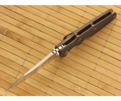 Hinderer Knives Eklipse 3.5" Tanto Flipper Black Battle Bronze Frame -Rescue Knives Sales Store eklipse 005 3