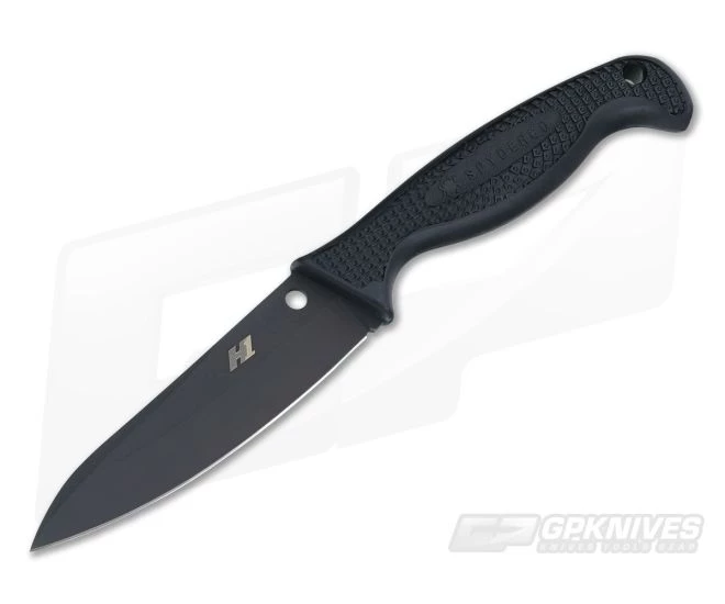 Spyderco Aqua Salt Black H1 Plain Edge FB23PBBK 3 Spyderco Aqua Salt Black H1 Plain Edge FB23PBBK