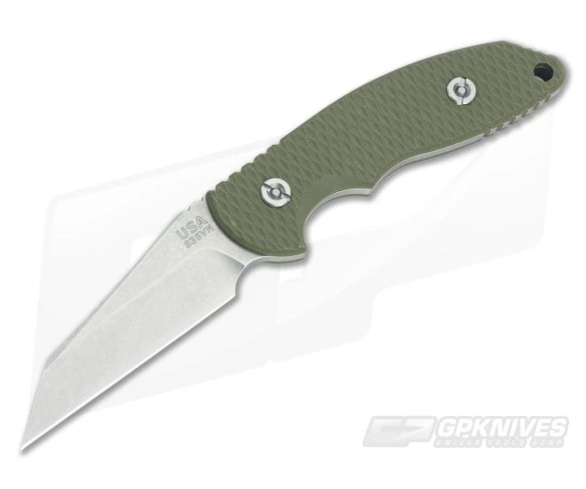 Hinderer Knives FXM 3.5 Fixed Wharncliffe Green G10 3 Hinderer Knives FXM 3.5 Fixed Wharncliffe Green G10