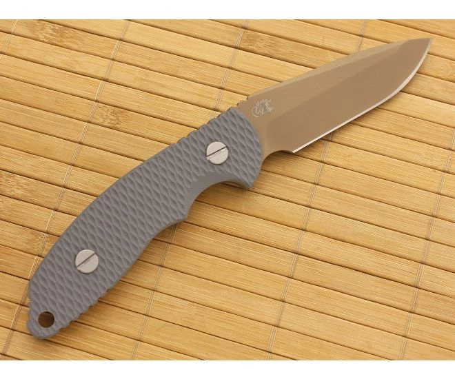 Hinderer Knives FXM 3.5 Fixed DLC Spanto Gray G10 4 Hinderer Knives FXM 3.5 Fixed DLC Spanto Gray G10 - Image 2