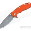 Hinderer Knives XM-18 3.5" Orange Fatty Spanto Working Finish