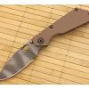 Strider SnG-S Spear Point Flat Coyote Brown G10 TigerStriped Flamed Ti 1 Strider SnG-S Spear Point Flat Coyote Brown G10 TigerStriped Flamed Ti -Rescue Knives Sales Store sng s cbg10ft154
