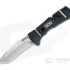 SOG Trident Elite Tanto Satin AUS-8 Black GRN Piston Lock Assisted Folder TF103-BX