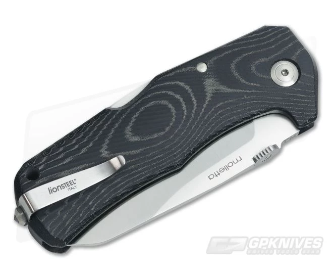 LionSteel TM1 Solid Micarta Integral Lock Back Folder Sleipner Steel 4 LionSteel TM1 Solid Micarta Integral Lock Back Folder Sleipner Steel - Image 2