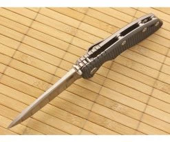 Hinderer Knives XM-18 3.5" Black & Green Spear Point Flipper CPM-20CV 7 Hinderer Knives XM-18 3.5" Black & Green Spear Point Flipper CPM-20CV -Rescue Knives Sales Store xm 18bg 35srf 3