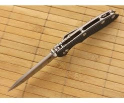 Hinderer Knives XM-18 3" Black Slicer Flipper -Rescue Knives Sales Store xm 18blk 3slf 3