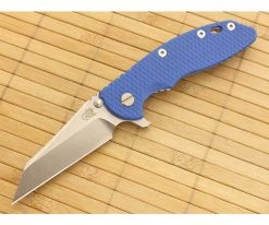 Hinderer Knives XM-18 3.5" Blue G10 Wharncliffe Flipper 20CV