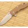 Hinderer Knives XM-18 3.5" Coyote Brown Spear Point Flipper S35VN -Rescue Knives Sales Store xm 18cb 35srf s35vn
