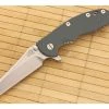 Hinderer Knives XM-18 3.5" Dark Green Wharncliffe Flipper -Rescue Knives Sales Store xm 18dg 35wf