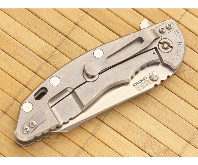 Hinderer Knives XM-18 3.5" Flat Dark Earth Wharncliffe Flipper 20CV 4 Hinderer Knives XM-18 3.5" Flat Dark Earth Wharncliffe Flipper 20CV - Image 2