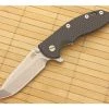 Hinderer Knives XM-18 3.5" Stonewash Spanto Flipper Green & Black G10 -Rescue Knives Sales Store xm 18grnblk 35spf