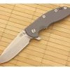 Hinderer Knives XM-18 3.5" Battleship Gray Spear Point Flipper S35VN