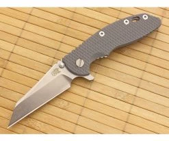 Hinderer Knives XM-18 3.5" Battleship Gray Wharncliffe Flipper 20CV