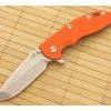 Hinderer Knives XM-18 3.5" Orange Spanto Flipper S35VN