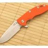 Hinderer Knives XM-18 3.5" Orange Spear Point Flipper S35VN 2 Hinderer Knives XM-18 3.5" Orange Spear Point Flipper S35VN -Rescue Knives Sales Store xm 18org 35srf s35vn