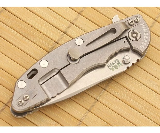 Hinderer Knives XM-18 3.5" Sand Spear Point Flipper S35VN 4 Hinderer Knives XM-18 3.5" Sand Spear Point Flipper S35VN - Image 2