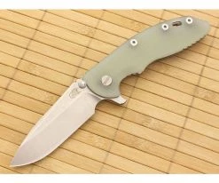 Hinderer Knives XM-18 3.5" Translucent Spear Point Flipper CPM-20CV