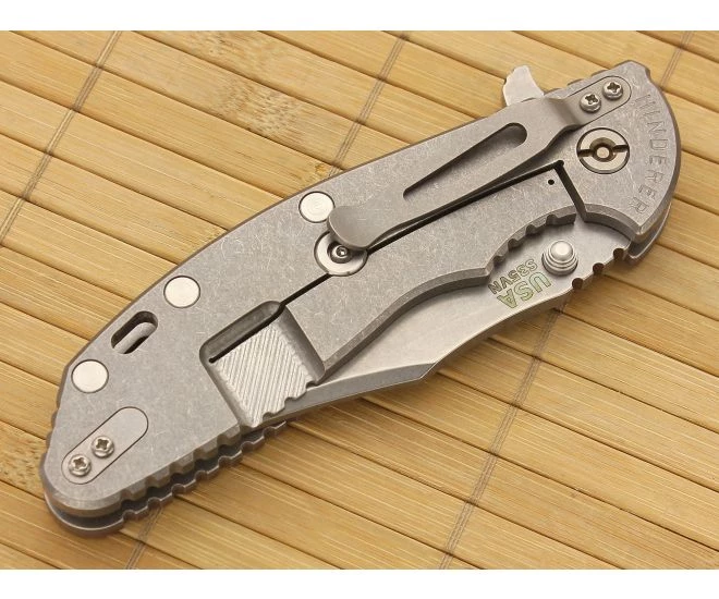 Hinderer Knives XM-24 Bowie Flipper Brown G-10 4 Hinderer Knives XM-24 Bowie Flipper Brown G-10 - Image 2