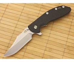 Hinderer Knives XM-24 Bowie Flipper Black G-10