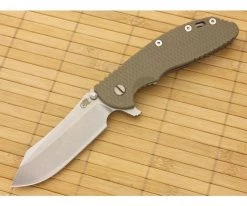 Hinderer Knives XM-24 Skinner Flipper OD Green G10